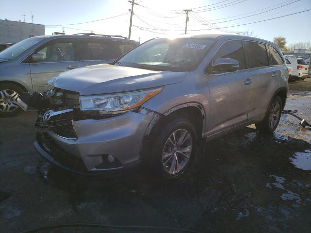 TOYOTA HIGHLANDER 2014 with VIN 5TDZKRFH9ES008332 - Photo from auction