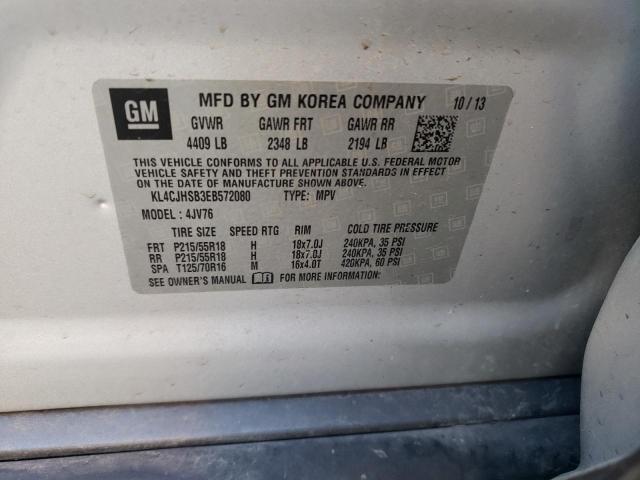 Photo 14 from auction – 2014 BUICK ENCORE PRE with VIN KL4CJHSB3EB572080