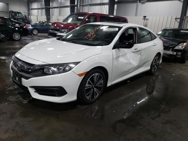 HONDA CIVIC EX 2018 with VIN 19XFC2F78JE002167 - Photo from auction