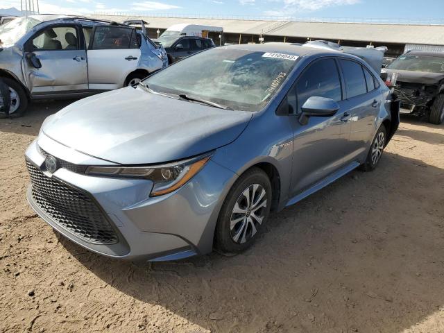 TOYOTA COROLLA LE 2021 with VIN JTDEAMDE9MJ014754 - Photo from auction