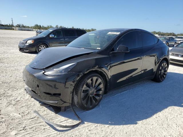 TESLA MODEL Y 2022 with VIN 7SAYGDEFXNF563751 - Photo from auction