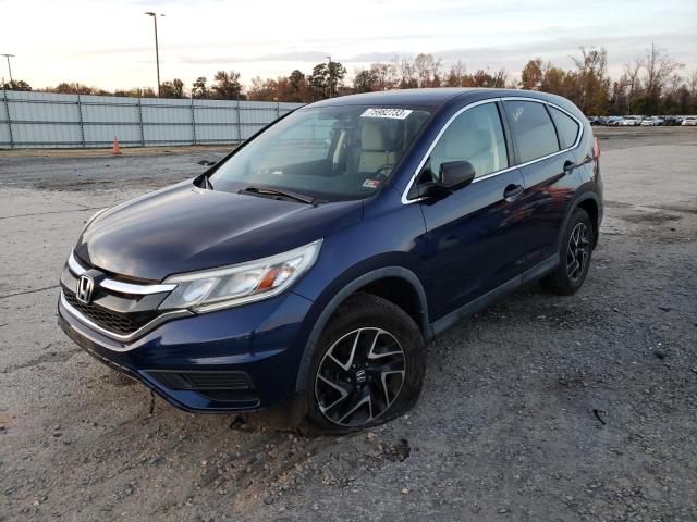 HONDA CR-V SE 2016 with VIN 2HKRM4H40GH659803 - Photo from auction