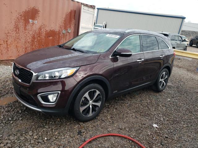 KIA SORENTO EX 2016 with VIN 5XYPHDA18GG045603 - Photo from auction