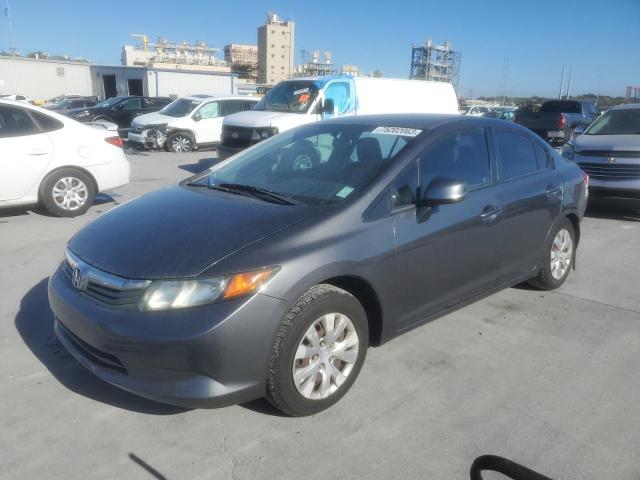 HONDA CIVIC LX 2012 with VIN 2HGFB2F59CH605865 - Photo from auction