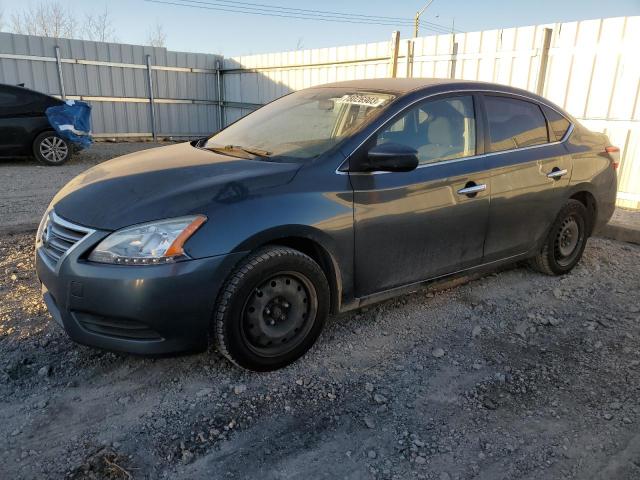 NISSAN SENTRA S 2014 with VIN 3N1AB7AP1EL671497 - Photo from auction