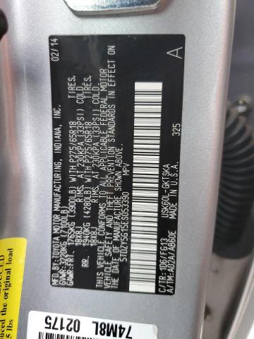 Photo 14 from auction – 2014 TOYOTA SEQUOIA SR with VIN 5TDZY5G15ES053390
