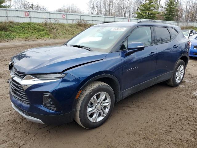 CHEVROLET BLAZER 2LT 2022 with VIN 3GNKBCR41NS204646 - Photo from auction