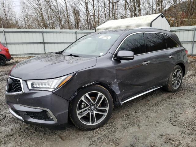 ACURA MDX ADVANC 2017 with VIN 5FRYD4H86HB024582 - Photo from auction