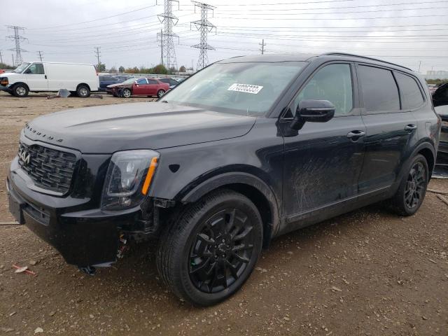 KIA TELLURIDE 2022 with VIN 5XYP3DHC5NG225320 - Photo from auction