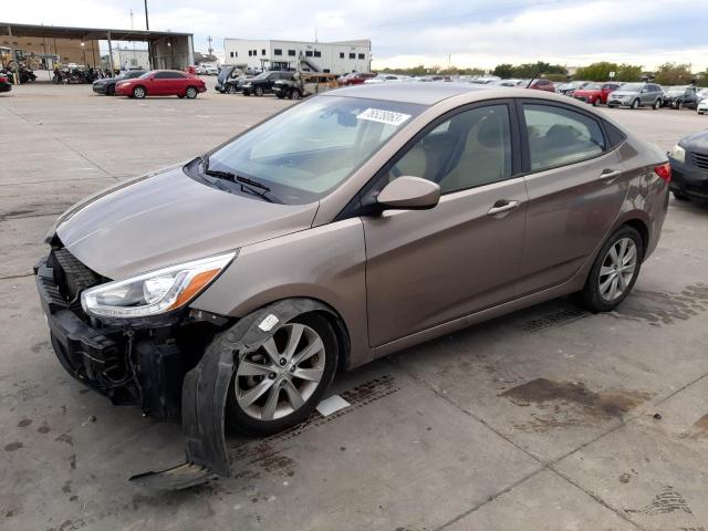 HYUNDAI ACCENT GLS 2014 with VIN KMHCU4AE2EU762714 - Photo from auction
