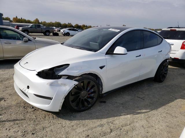 TESLA MODEL Y 2022 with VIN 7SAYGDEF2NF493100 - Photo from auction