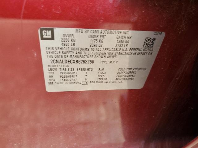 Photo 14 from auction – 2011 CHEVROLET EQUINOX LT with VIN 2CNALDECXB6262250