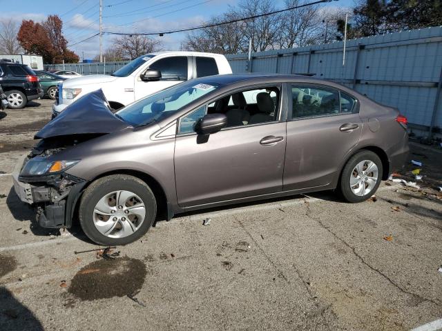 HONDA CIVIC LX 2014 with VIN 2HGFB2F58EH545578 - Photo from auction