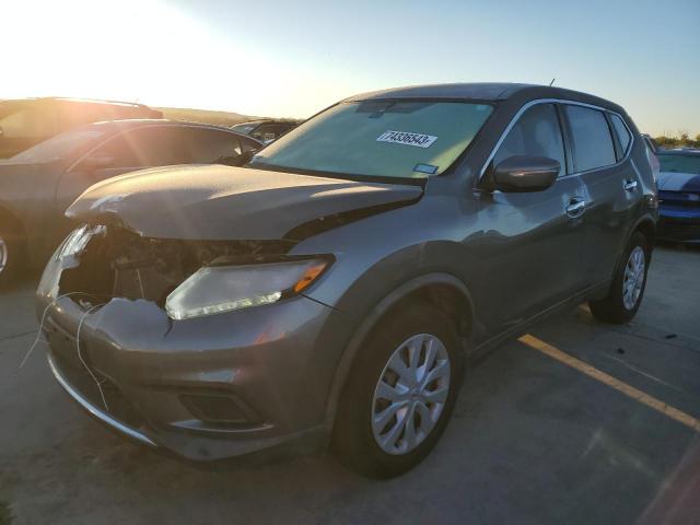 NISSAN ROGUE S 2015 with VIN KNMAT2MT4FP507690 - Photo from auction