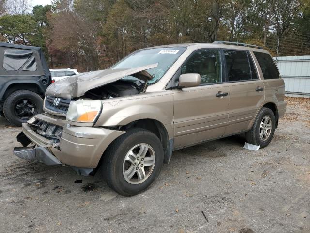 HONDA PILOT EXL 2004 with VIN 2HKYF18594H574032 - Photo from auction