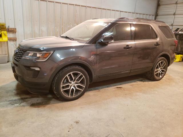 FORD EXPLORER S 2018 with VIN 1FM5K8GT2JGC07413 - Photo from auction