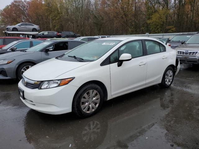 HONDA CIVIC LX 2012 with VIN 2HGFB2F56CH300033 - Photo from auction