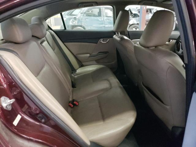 Photo 10 from auction – 2013 HONDA CIVIC EXL with VIN 19XFB2F93DE021489