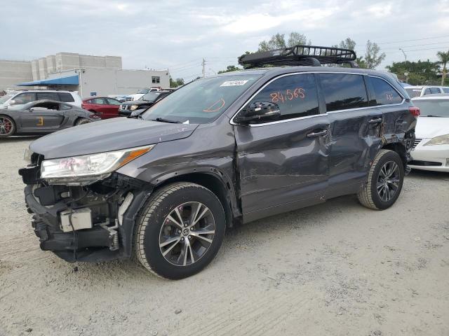 TOYOTA HIGHLANDER 2018 with VIN 5TDZZRFH2JS283918 - Photo from auction