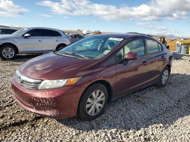 HONDA CIVIC 2012 with VIN 19XFB2F56CE095615 - Photo from auction