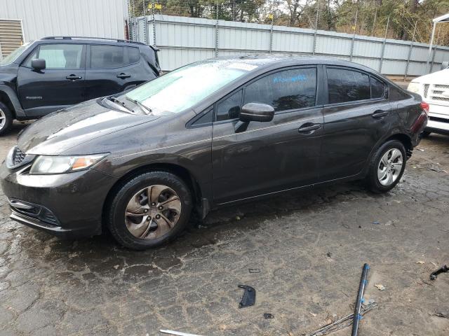 HONDA CIVIC LX 2014 with VIN 2HGFB2F53EH527599 - Photo from auction