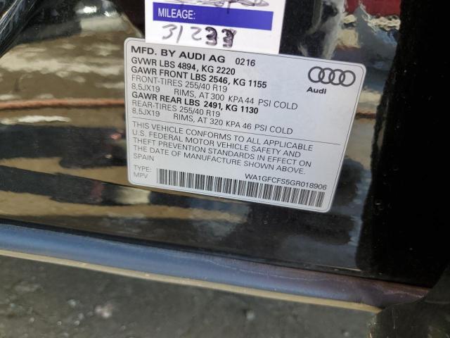 Фото 14 с аукциона – 2016 AUDI Q3 PRESTIG с VIN WA1GFCFS5GR018906