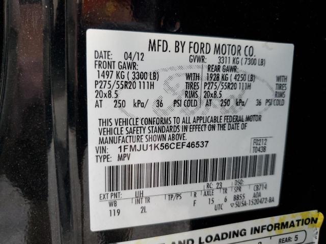 Photo 14 from auction – 2012 FORD EXPEDITION with VIN 1FMJU1K56CEF46537