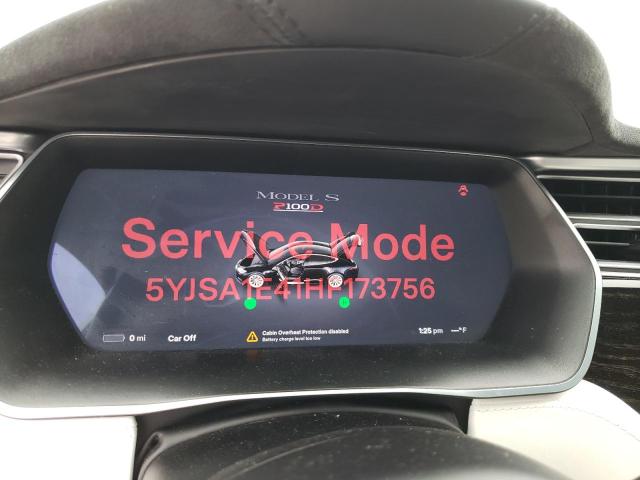 Photo 9 from auction – 2017 TESLA MODEL S with VIN 5YJSA1E41HF173756