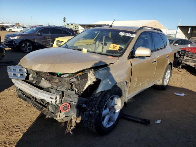 NISSAN MURANO SL 2003 with VIN JN8AZ08W83W214873 - Photo from auction