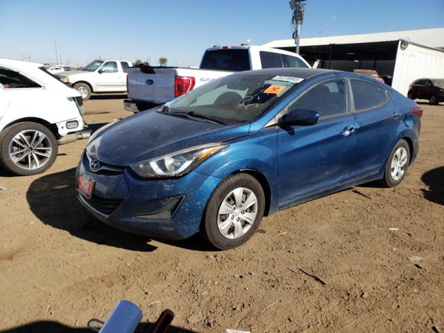 HYUNDAI ELANTRA SE 2016 with VIN KMHDH4AE3GU587496 - Photo from auction