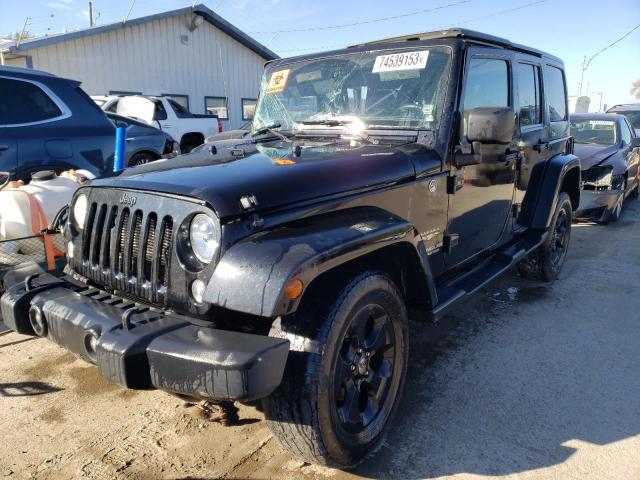 JEEP WRANGLER U 2014 with VIN 1C4BJWEG3EL102185 - Photo from auction