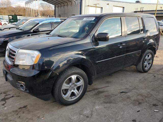 HONDA PILOT EXL 2013 with VIN 5FNYF4H5XDB036648 - Photo from auction