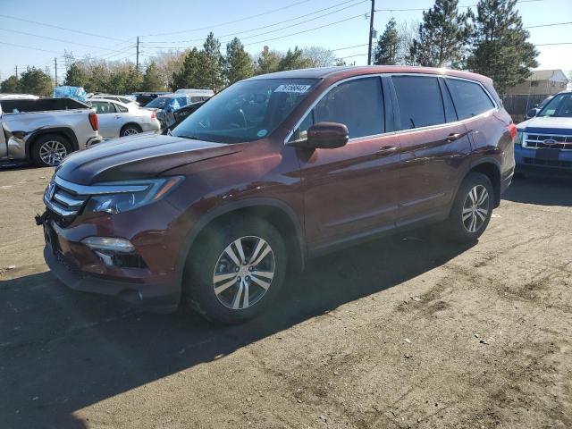 HONDA PILOT EXL 2018 with VIN 5FNYF6H59JB004314 - Photo from auction