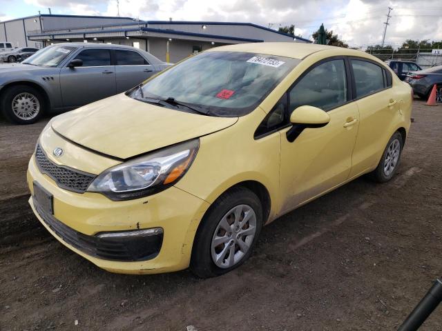 KIA RIO LX 2016 with VIN KNADM4A39G6669488 - Photo from auction