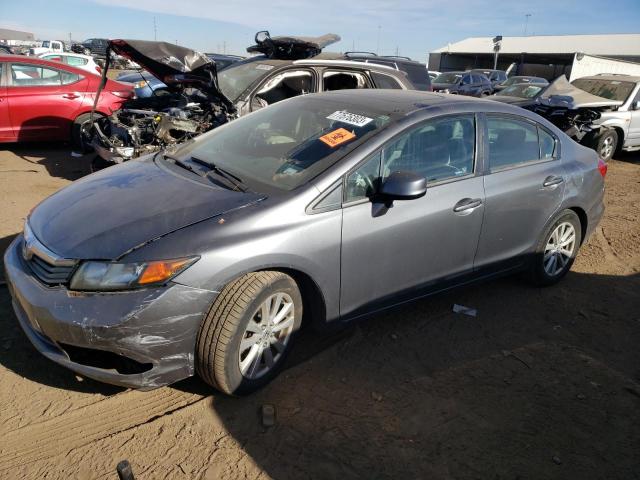 HONDA CIVIC EX 2012 with VIN 19XFB2F86CE010430 - Photo from auction