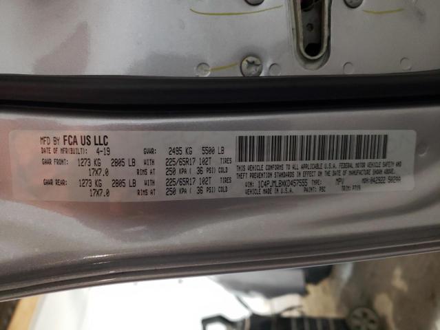 Photo 14 from auction – 2019 JEEP CHEROKEE L with VIN 1C4PJMLBXKD457555