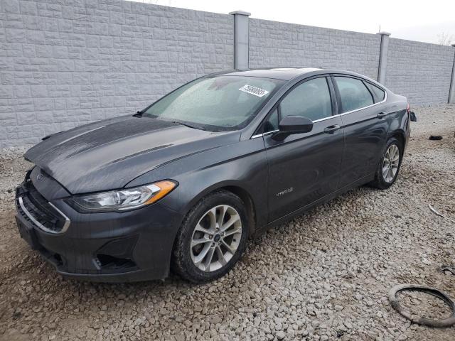 FORD FUSION SE 2019 with VIN 3FA6P0LU9KR287190 - Photo from auction