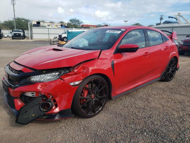 HONDA CIVIC TYPE 2018 with VIN SHHFK8G76JU202879 - Photo from auction