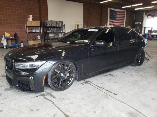 BMW 740 I 2021 with VIN WBA7T2C01MCE67459 - Photo from auction