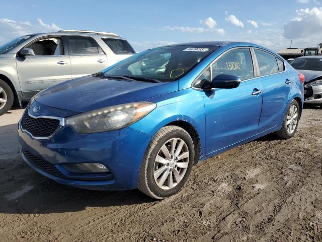 KIA FORTE EX 2014 with VIN KNAFX4A8XE5151131 - Photo from auction