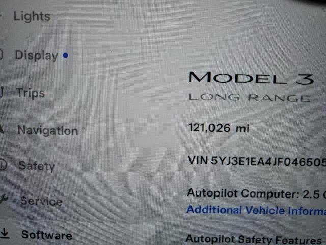 Photo 9 from auction – 2018 TESLA MODEL 3 with VIN 5YJ3E1EA4JF046505