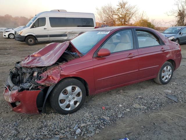 KIA SPECTRA EX 2008 with VIN KNAFE121585547610 - Photo from auction