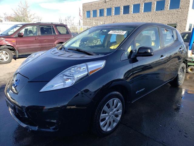 NISSAN LEAF S 2015 with VIN 1N4AZ0CP8FC322322 - Photo from auction