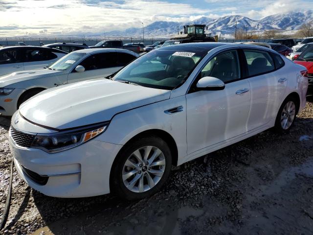KIA OPTIMA EX 2016 with VIN 5XXGU4L34GG120926 - Photo from auction