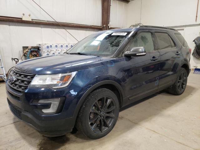 FORD EXPLORER X 2017 with VIN 1FM5K8D88HGB84570 - Photo from auction