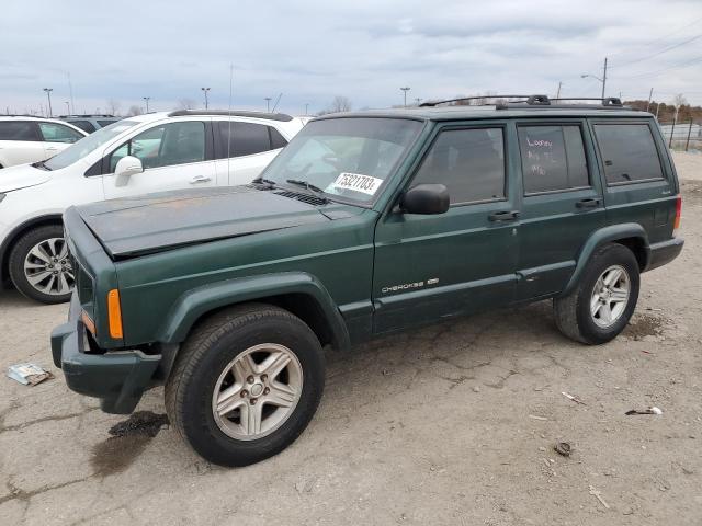 JEEP CHEROKEE C 2001 with VIN 1J4FF58S91L602434 - Photo from auction