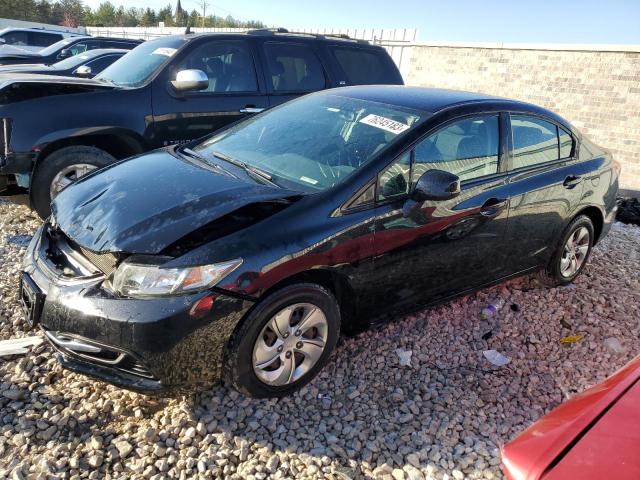 Photo 1 from auction – 2013 HONDA CIVIC LX with VIN 19XFB2F50DE079508