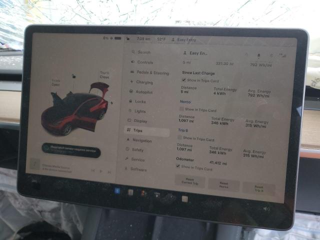 Photo 9 from auction – 2022 TESLA MODEL 3 with VIN 5YJ3E1EBXNF288052