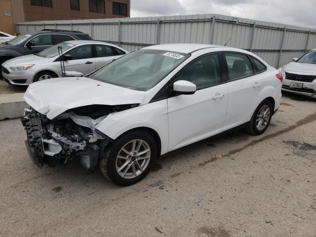 FORD FOCUS SE 2018 with VIN 1FADP3F21JL225296 - Photo from auction