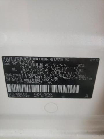Photo 14 from auction – 2011 TOYOTA RAV4 LIMIT with VIN 2T3YF4DV9BW069427
